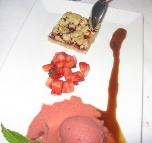 Strawberry Dessert at Millennium